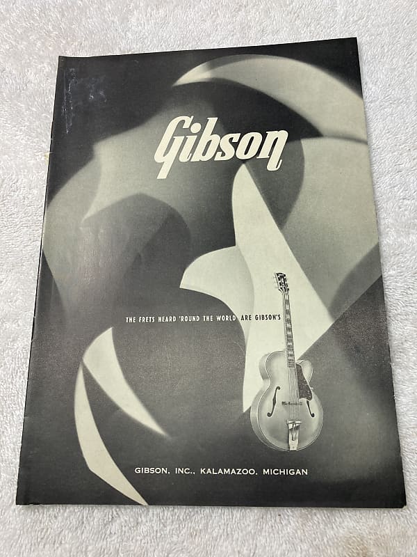 GIBSON GUITAR CATALOG 1950s ORIGINAL RARE ! Reverb