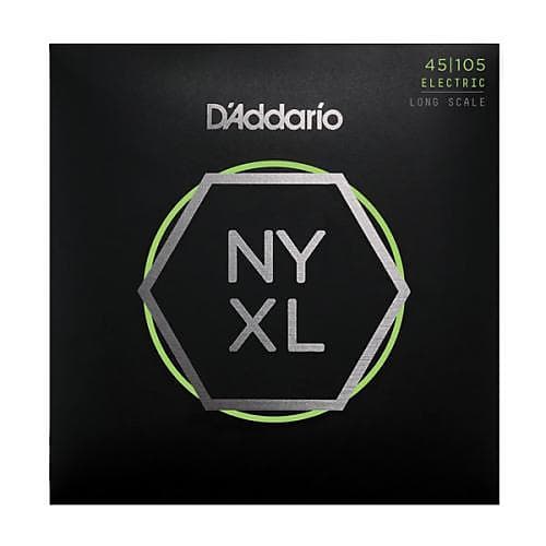 D'Addario NYXL Nickel Wound Bass Strings, 45-105 image 1