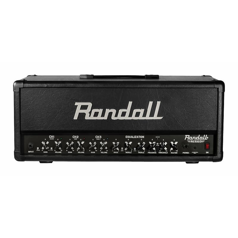 Randall RG3003H 3 Channel 300 Watt Solid State Guitar Head image 1