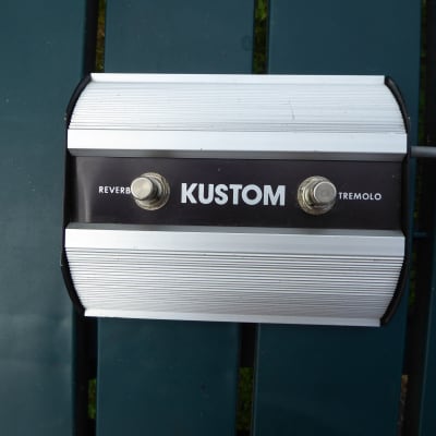 Kustom Vintage 1970's Kustom Amplifier Two Button (Tremolo, Reverb) Footswitch! '70s image 2