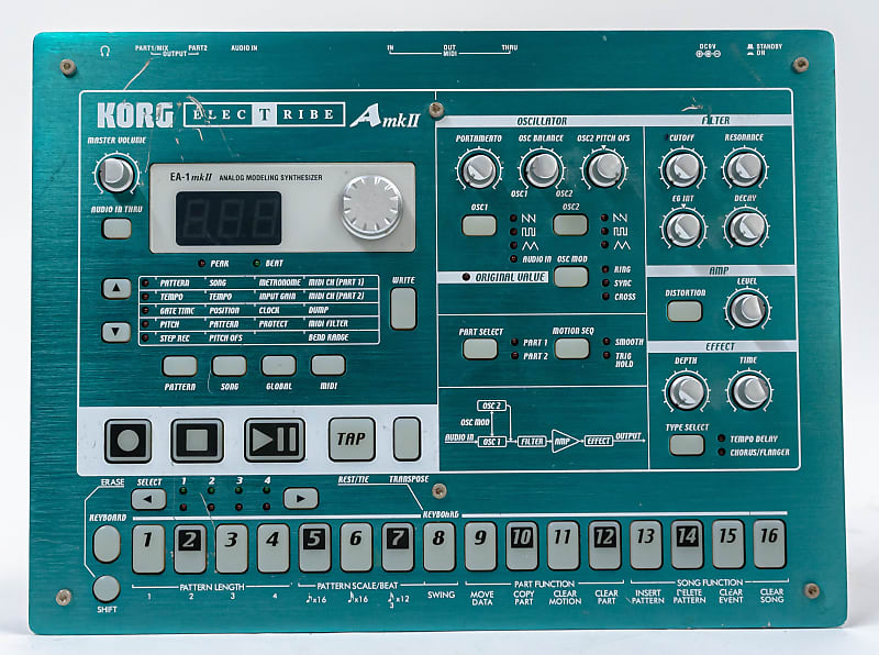 Korg Electribe-A MKII EA-1 MKII Analog Modeling Table-Top Synthesizer