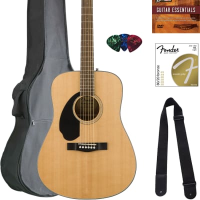 Amazon.com: Fender Left-Handed Acoustic Guitar, CD-60S, with