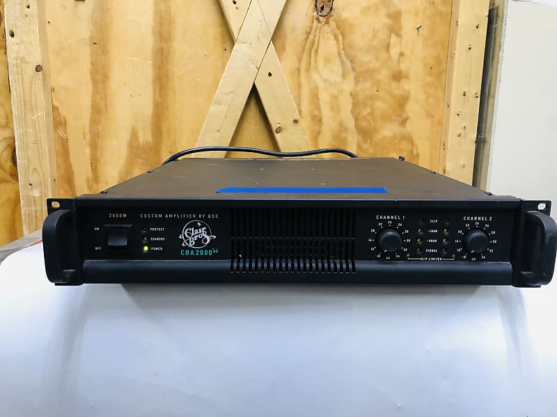 QSC Powerlight 2.0HV Power Amp PL2.0HV Clair Brothers CBA2000HV CH 1 BROKEN  READ