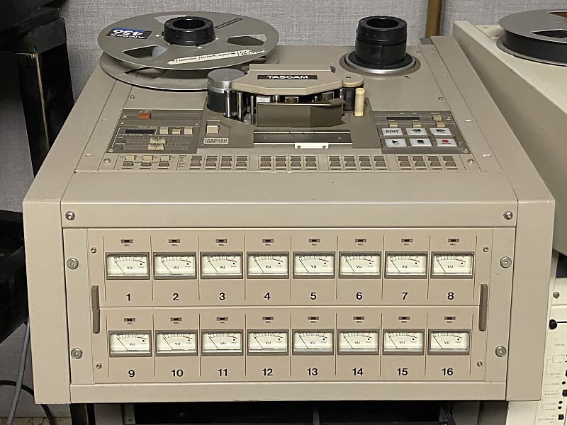 TASCAM MS-16 Reel to Reel 1” 16 Track Recorder 1980s | Reverb