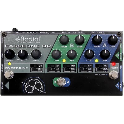 Radial Engineering Bassbone OD Bass Preamp With Overdrive image 1