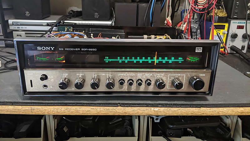Vintage 1972 Made in Japan Sony SQR-6650 Quad Receiver Free