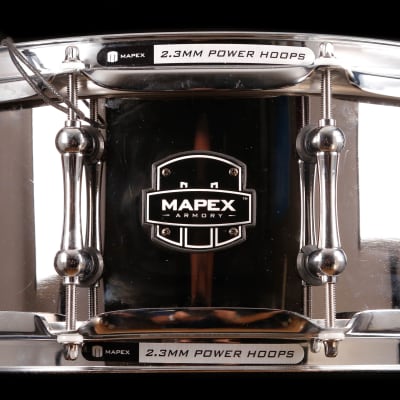 Mapex ARST4551CEB Armory Tomahawk 14x5.5'' Steel Snare Drum USED image 7