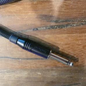 Alchemy Audio Whisper Guitar Instrument Cable Black 11 Foot 1/4" Straight Right image 3