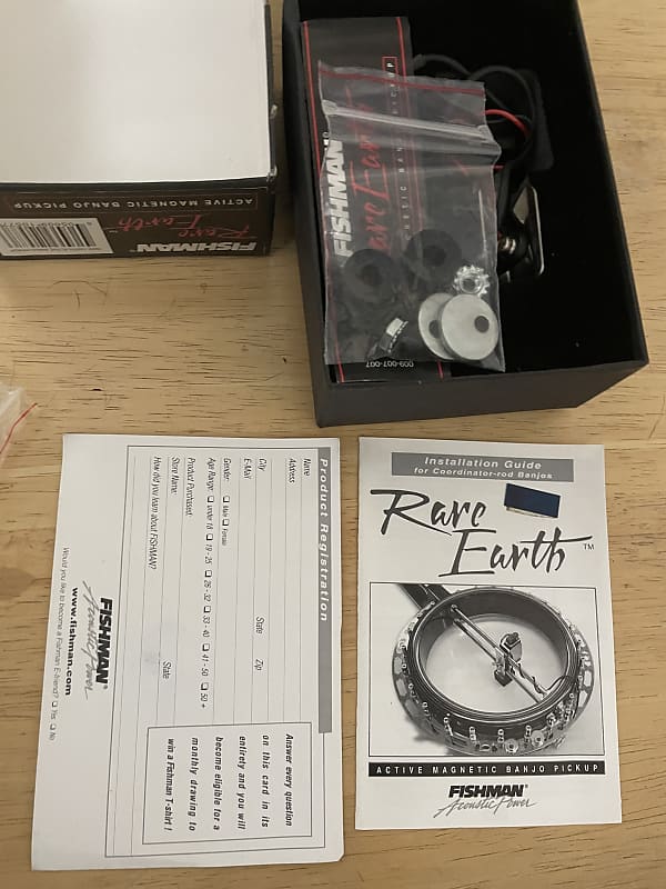 Fishman Rare Earth Active Banjo Pickup Reverb