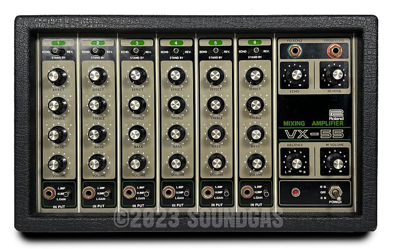 Roland VX-55 ローランド ミキシング アンプ 現状品