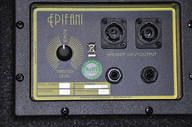 Epifani UL-112 Series 2 Bass Guitar Speaker Cabinet w/ Epifani Cover