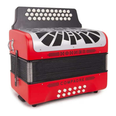 Compadre EAD Accordion (Red) with Gig Bag image 3