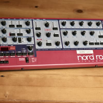 Nord 2X Rack 20-Voice Rackmount Virtual Analog Lead Synthesizer 2003 - 2014 - Red