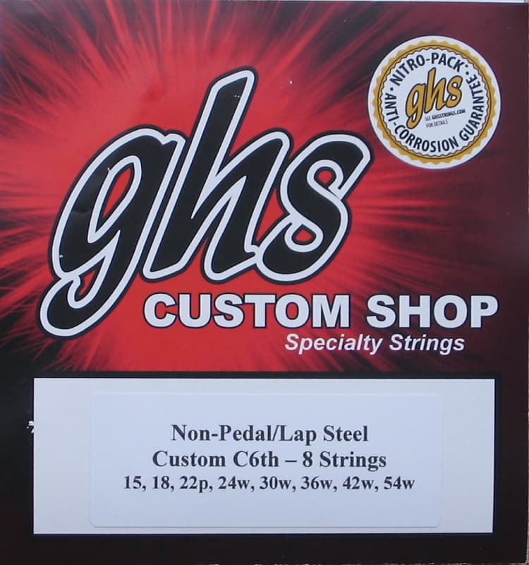 GHS Custom C6th -8 strings Lap Steel - 2 Sets imagen 1