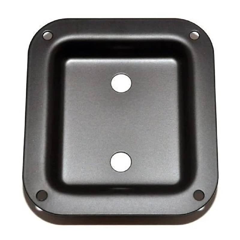 Metal Dish Speaker Cabinet Jackplate - BLACK image 1