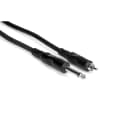 Hosa CPR-105 Unbalanced Interconnect, 1/4 in TS to RCA, 5 ft