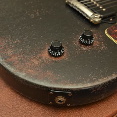 Gibson Les Paul Junior Relic- Custom Black P90 | Reverb