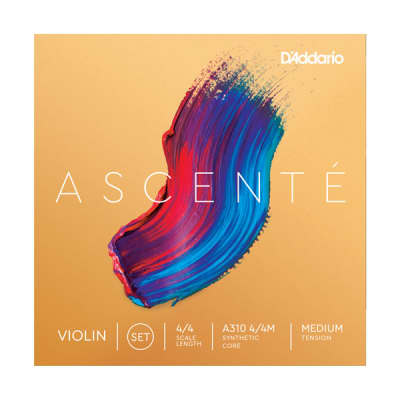 D'Addario A310 4/4M Ascente Violin Strings Set 4/4 - Medium Gauge image 1