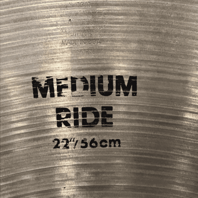 Zildjian 22″ Medium Ride Cymbal (Brooklyn, NY) image 2