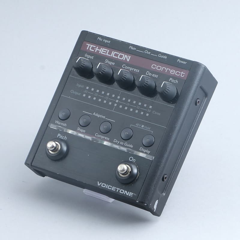 TC Helicon Correct Vocal Effects Pedal P25764 Reverb