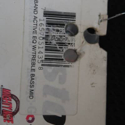Mighty Mite Pro Custom 4-Band Active EQ W/Treble Bass Mid PC116 image 4