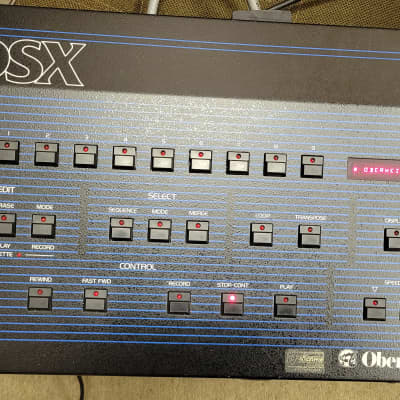 Oberheim DSX 16-Voice Digital Sequencer 1981-1984 - Blue with Wood Sides