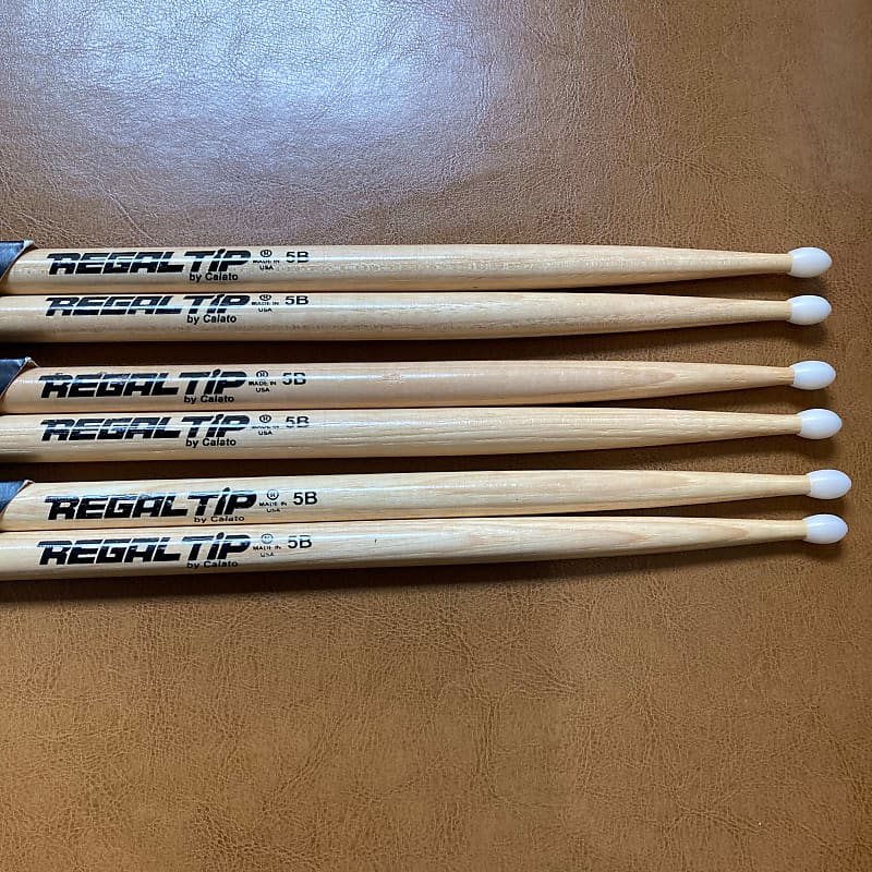 REGAL TIP マレット 5 Regal Tip 5A Hickory Nylon Tip Drum Sticks – Chicago Music