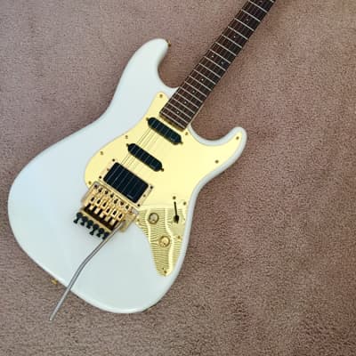 Tokai Custom Edition SD653 1980s White/Gold | Reverb