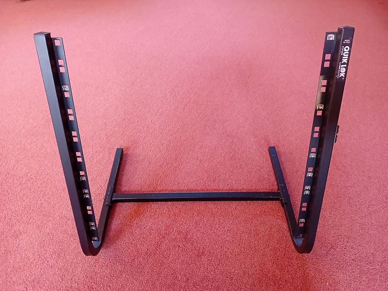 QuikLok RS10U Table Top Rack Stand Black Reverb