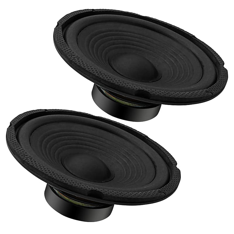 5 Core 6 Inch Woofers 2 Pcs 300W PMPO Replacement Speaker Subwoofer 4 OHM Pro Audio Raw Car Sub Woofer System Powerful Bass Stereo Subwoofers WF 672 2 PCS  			