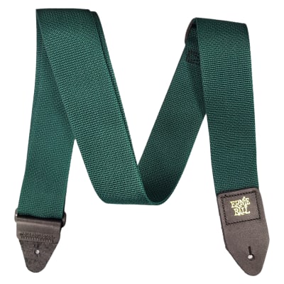Ernie Ball Forest Green Polypro Guitar Strap 4050 image 5