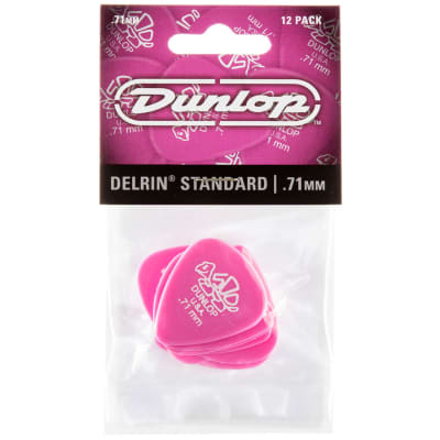 Dunlop 41P.71 Delrin Standard .71mm Guitar Picks, 12-Pack image 4