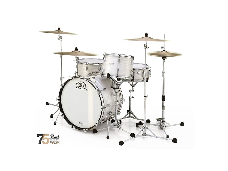 Pearl Pearl President Series Phenolic PSP924XP75/C 4-piece Shell Pack  2021 Pearl White Oyster image 1