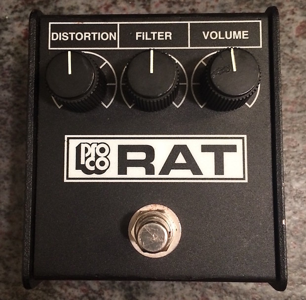 Ultra Rare Japan-Exclusive 1991 ProCo Rat Whiteface made for Moridaira  Musical Instrument Co