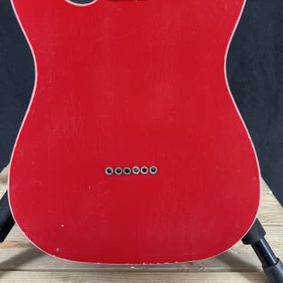 Von K Guitars Relic T-Time CR Aged Cardinal Red image 6