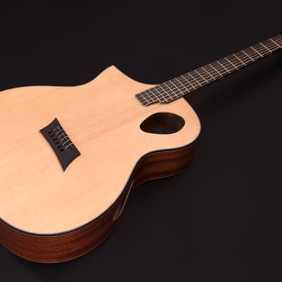 Michael Kelly MKFPSNASFXL Forte Port Lefty Solid Spruce Top Mahogany Neck 6-String Acoustic-Electric Guitar image 1