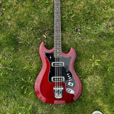 Hagstrom H8 1967 - Maroon for sale
