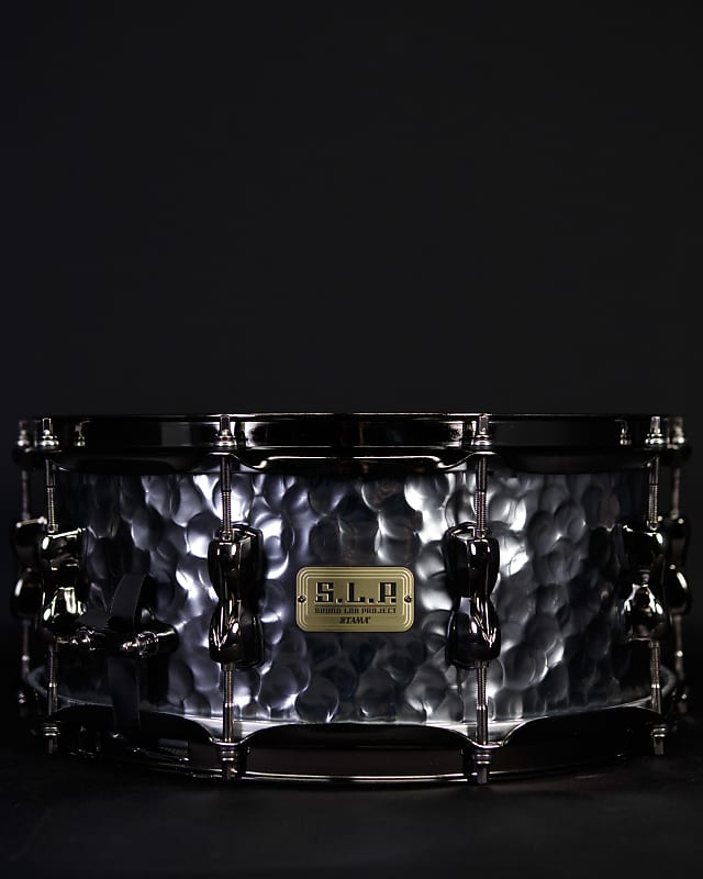 Tama S.L.P. 14" x 6" Expressive Hammered Steel Snare Drum image 1