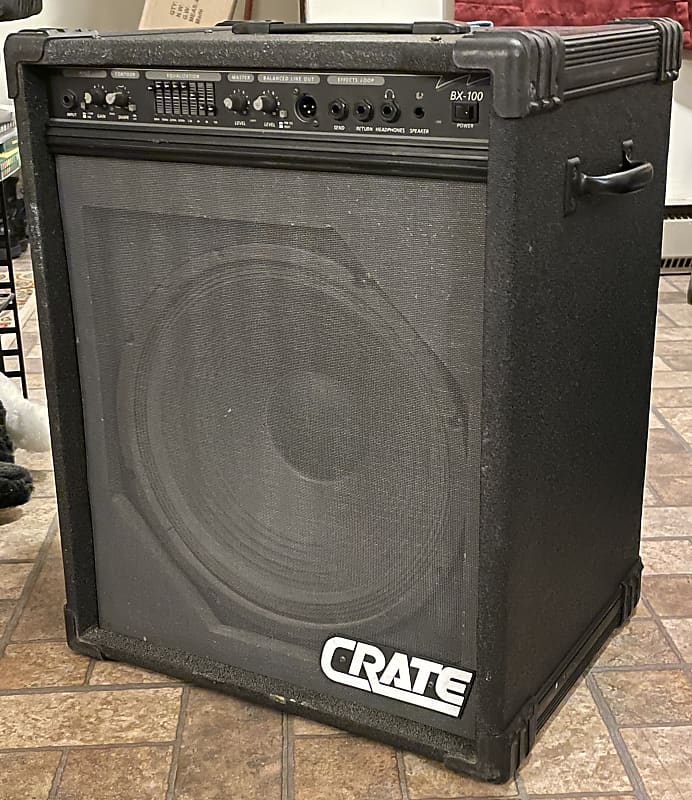 Crate BX100 bass amplifier with 15" speaker Reverb