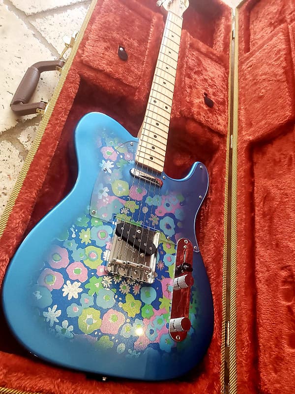 Fender Telecaster TL-69 (PAISLEY BLUE FLOWER!!!!!!!!)