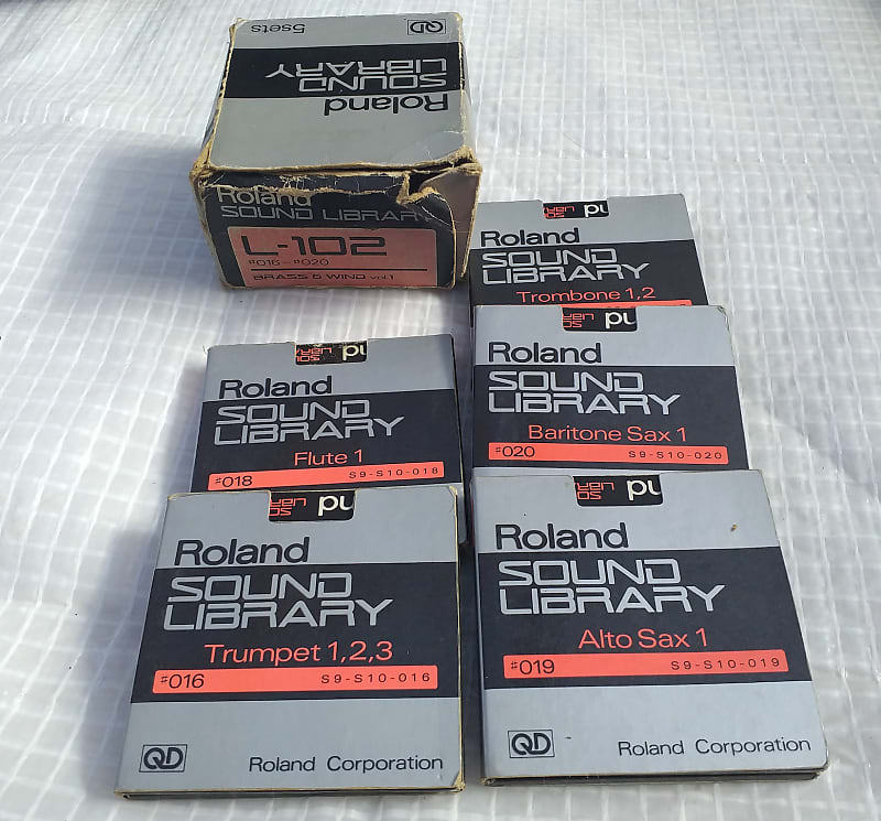 ローランドサウンドライブラリ L-107 5セット ローランドサウンドライブラリ L-107 5セット