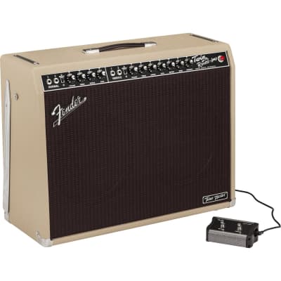 Fender Tone Master Twin Reverb 2x12" 85 Watt Solid State Guitar Combo Amplifier - Blonde image 6
