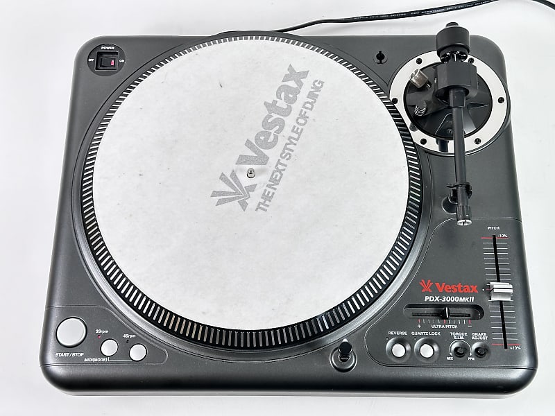 Vestax PDX-3000 MK2 Professional Direct Drive DJ Turntable