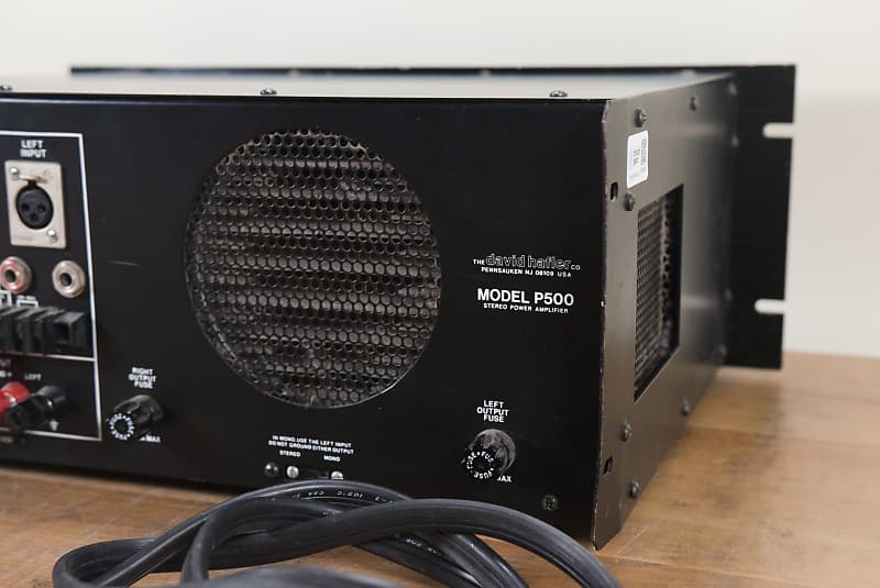 Hafler P500 Stereo Power Amplifier As-Is (church owned Hafler P500 Stereo Power Amplifier As-Is (church owned