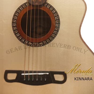 Merida Extreme Kinnara Solid sitka Spruce & Rosewood Electronic acoustic guitar image 11