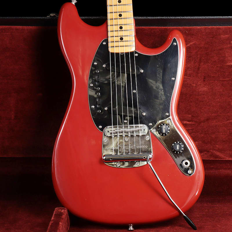 Rare! Vintage Fender USA 1981 Mustang Morocco Red (S/N