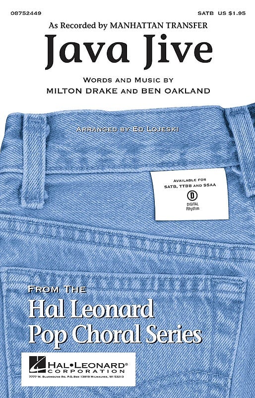 Java Jive TTBB (Octavo) Reverb