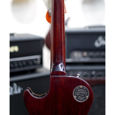 Gibson Custom 60th Anniversary Historic 1960 Les Paul Standard Reissue-V1 Deep Cherry Sunburst VOS image 6