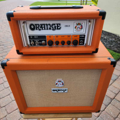 Orange OR15H 15-watt Tube Head / Orange PPC112 - 60-watt 1x12" Cabinet (COMBO) image 1
