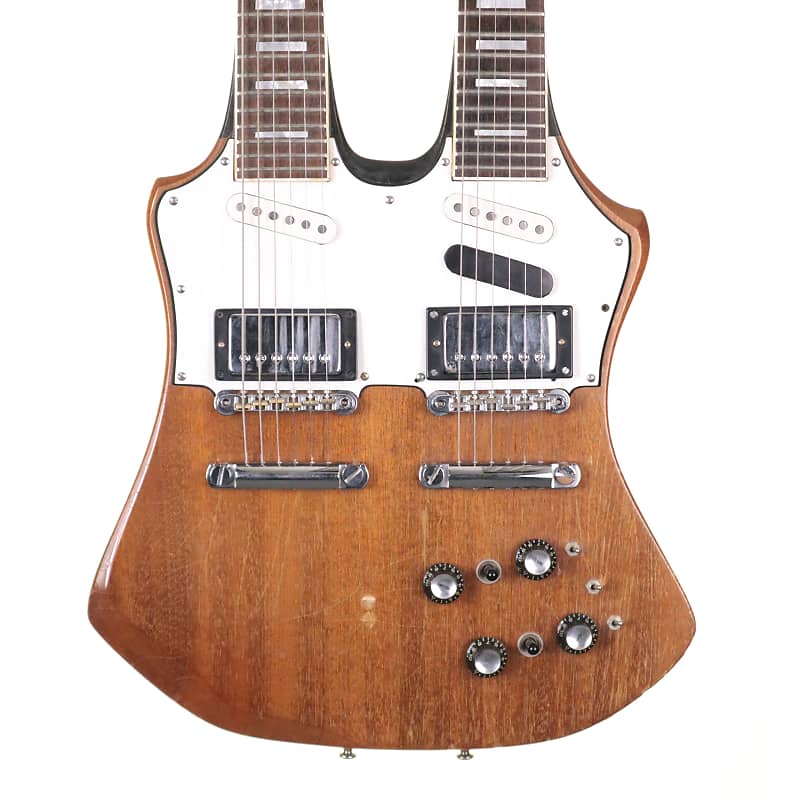 Custom Built Double Neck Electric Guitar, 1973 Reverb UK
